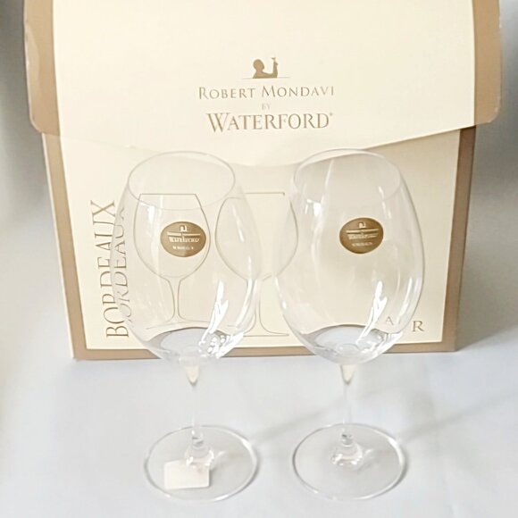 Robert Mondavi Waterford Crystal Wine Glasses | Waterford Crystal - Picture 1 of 9
